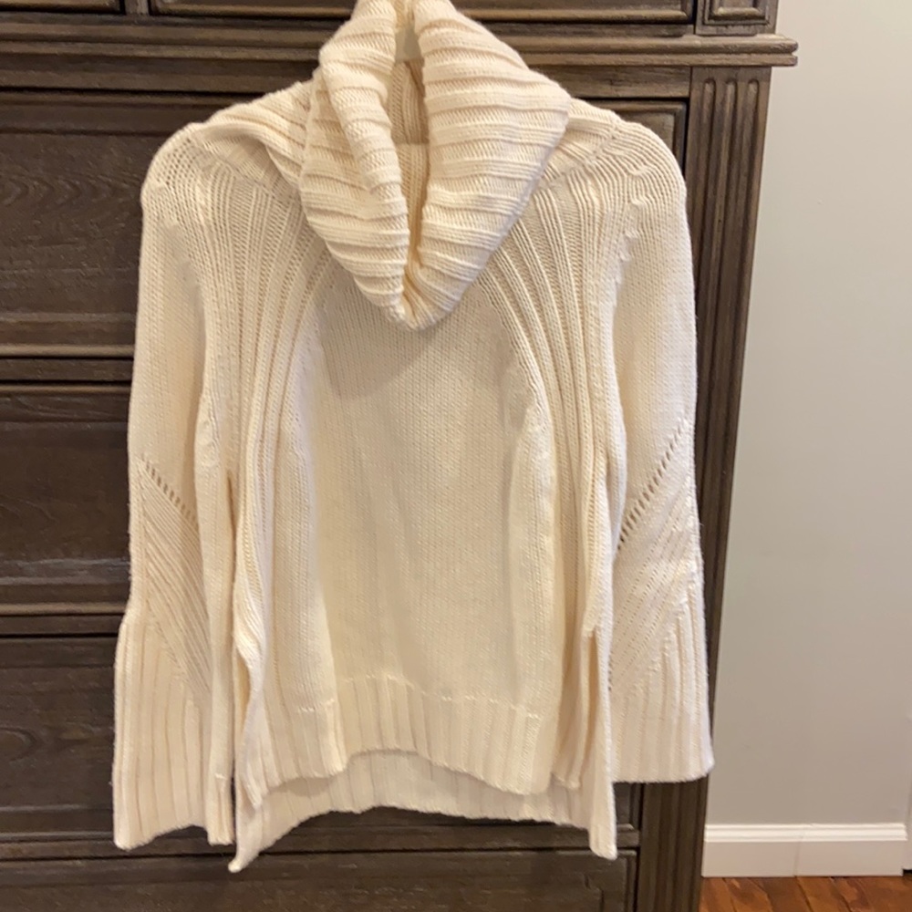 Ivory cowl neck sweater